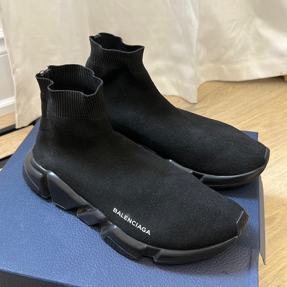 MENS BALENCIAGA SOCK SHOE 9.5 - Picture 1 of 2